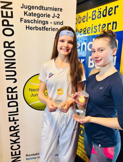 Julia Steinbauer und Anna Christina Baron erfolgreich in Neckartenzlingen