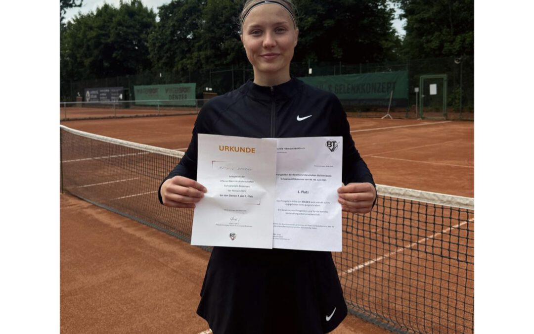 Natalie Drobny siegt beim A-6 in Donaueschingen
